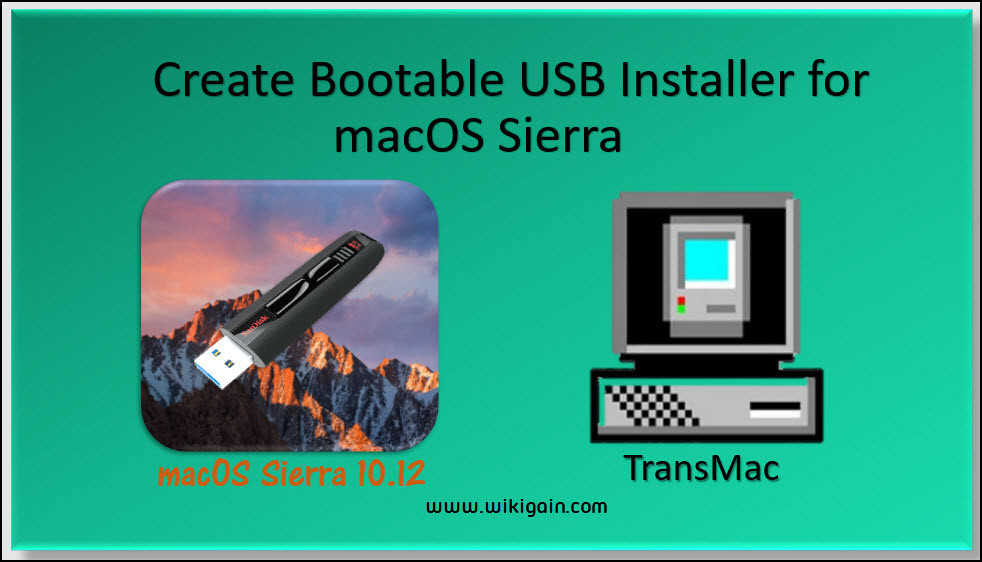 Create bootable installer mac os sierra